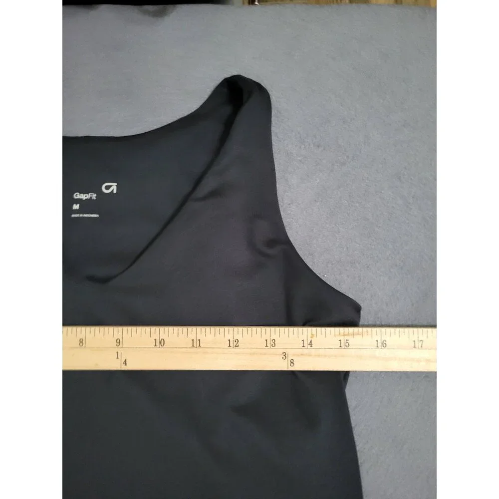 GapFit Womens SZ M Active Sleeveless Tank Dress Built In Shorts Tennis Fitness - Picture 5 of 10